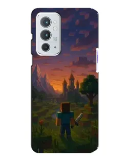 Чехол для OnePlus 9RT с картинкой «Стив у башни»