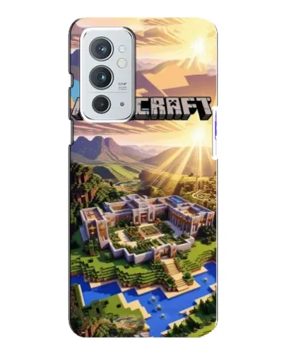 Чехол для OnePlus 9RT с картинкой «Minecraft панорама»