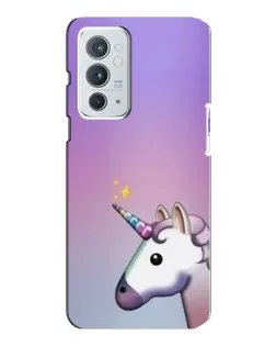Чехол для OnePlus 9RT с картинкой «Единорог градиент»