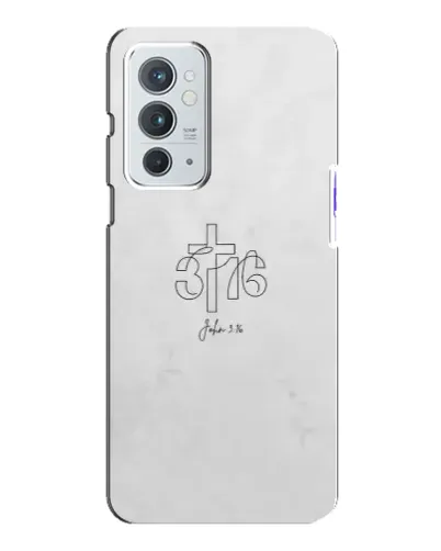 Чохол для OnePlus 9RT з картинкою «Івана 3:16 Хрест»