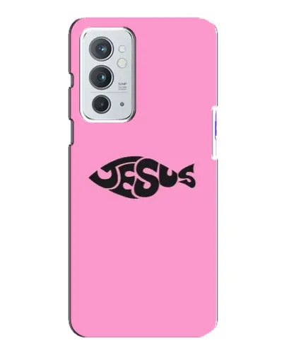 Чохол для OnePlus 9RT з картинкою «Рожевий символ Jesus»