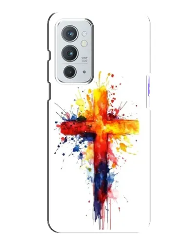 Чохол для OnePlus 9RT з картинкою «Акварельний хрест»