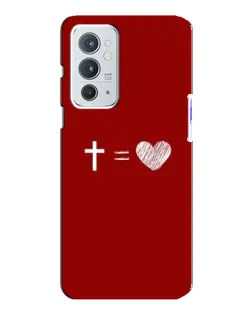 Чехол для OnePlus 9RT с картинкой «Уравнение любви»