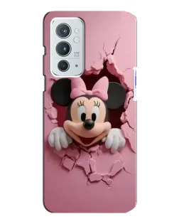 Чехол для OnePlus 9RT с картинкой «Минни сквозь стену»