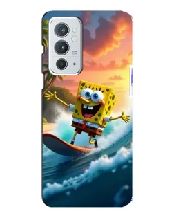 Чохол для OnePlus 9RT з картинкою «Губка Боб серфінгіст»