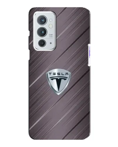 Чохол для OnePlus 9RT з картинкою «Металева текстура Tesla»