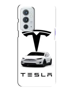 Чохол для OnePlus 9RT з картинкою «Tesla White Style»