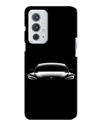 Чохол для OnePlus 9RT з картинкою «Фари Tesla Night»