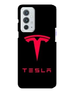 Чохол для OnePlus 9RT з картинкою «Tesla Red Logo»