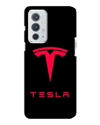 Чохол для OnePlus 9RT з картинкою «Tesla Red Logo»