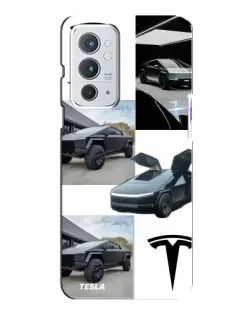 Чохол для OnePlus 9RT з картинкою «Колаж Cybertruck Tesla»