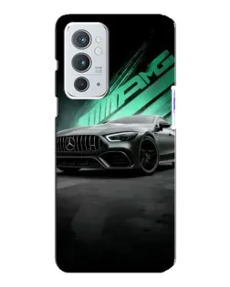 Чохол для OnePlus 9RT з картинкою «Темний Mercedes AMG»