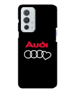 Чохол для OnePlus 9RT з картинкою «Логотип Audi Heart»