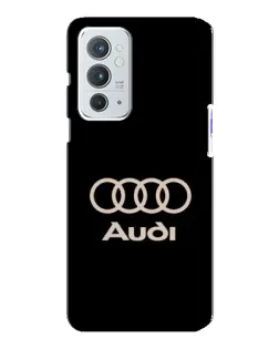 Чохол для OnePlus 9RT з картинкою «Audi — золотий логотип»