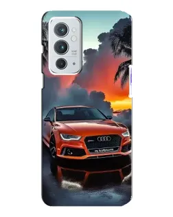 Чохол для OnePlus 9RT з картинкою «Audi — захід сонця»