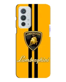 Чохол для OnePlus 9RT з картинкою «Lamborghini Stripe жовтий»