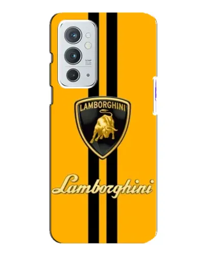 Чохол для OnePlus 9RT з картинкою «Lamborghini Stripe жовтий»