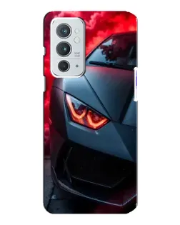 Чохол для OnePlus 9RT з картинкою «Lamborghini червоне сяйво»