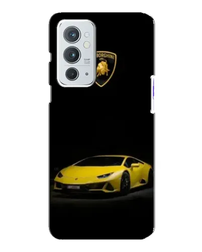 Чохол для OnePlus 9RT з картинкою «Lamborghini жовтий акцент»
