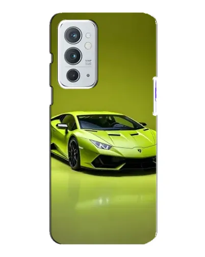 Чохол для OnePlus 9RT з картинкою «Салатовий Lamborghini Huracan»