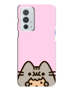 Чехол для OnePlus 9RT с картинкой «Pusheen и печенье» Чехол для OnePlus 9RT с картинкой «Pusheen и печенье»