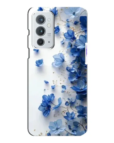 Чехол для OnePlus 9RT с картинкой «Голубой цветочный каскад»