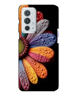 Чехол для OnePlus 9RT с картинкой «Радужный цветок»