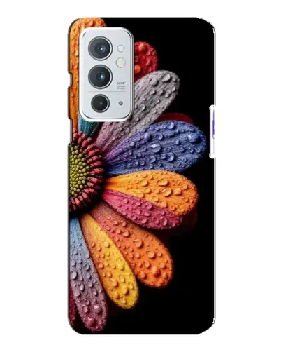 Чехол для OnePlus 9RT с картинкой «Радужный цветок»