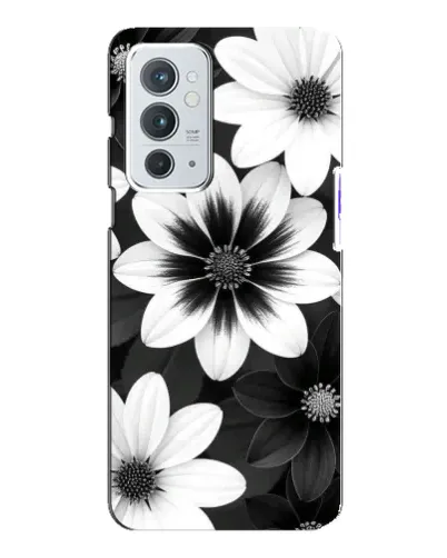 Чехол для OnePlus 9RT с картинкой «Монохромные астры»