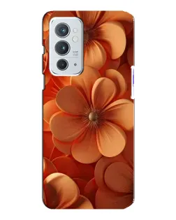 Чехол для OnePlus 9RT с картинкой «Оранжевый макро цветок»