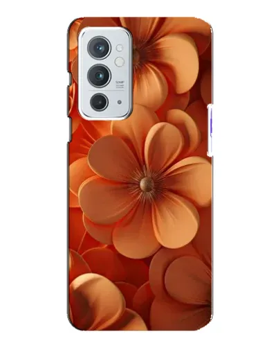 Чехол для OnePlus 9RT с картинкой «Оранжевый макро цветок»