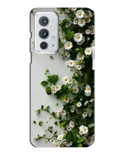 Чехол для OnePlus 9RT с картинкой «Ветка мелких белых цветов»