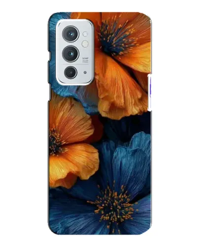 Чохол для OnePlus 9RT з картинкою «Яскрава синьо-помаранчева флора» Чохол для OnePlus 9RT з картинкою «Яскрава синьо-помаранчева флора»