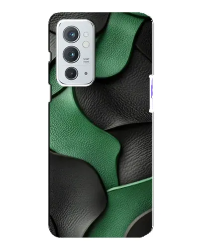 Чохол для OnePlus 9RT з картинкою «Зелені шкіряні хвилі»