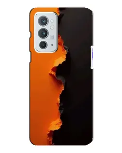 Чохол для OnePlus 9RT з картинкою «Помаранчевий розлом»