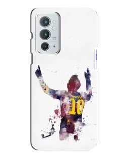 Чохол для OnePlus 9RT з картинкою «Акварельний Мессі Барселона» Чохол для OnePlus 9RT з картинкою «Акварельний Мессі Барселона»