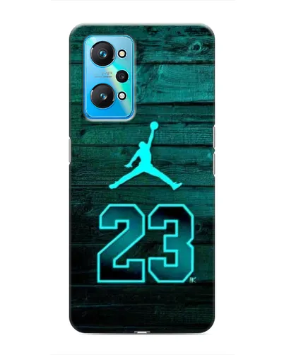 Чехол для Realme GT Neo 2 с картинкой «Jordan Cyan 23»