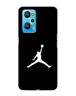 Чехол для Realme GT Neo 2 с картинкой «Jordan Silhouette»