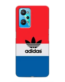 Чехол для Realme GT Neo 2 с картинкой «Ретро блоки Adidas»