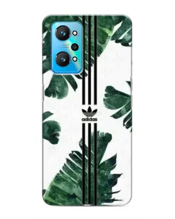 Чехол для Realme GT Neo 2 с картинкой «Пальмовые листья адидас»