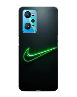 Чохол для Realme GT Neo 2 з картинкою «Неоновий контур Nike»