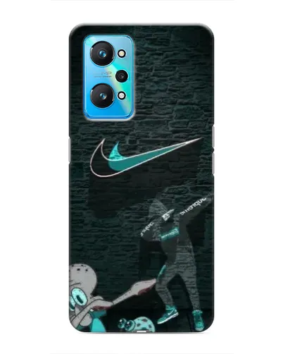 Чехол для Realme GT Neo 2 с картинкой «Спортивный арт Nike»