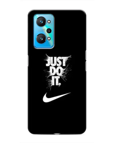 Чехол для Realme GT Neo 2 с картинкой «Текстовый принт Nike»