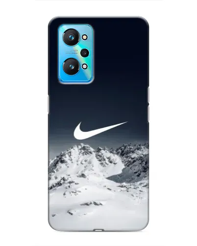 Чехол для Realme GT Neo 2 с картинкой «Nike — зимние горы»