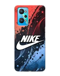 Чехол для Realme GT Neo 2 с картинкой «Градиентный принт Найк»