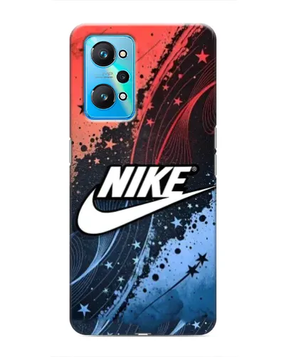 Чехол для Realme GT Neo 2 с картинкой «Градиентный принт Найк»
