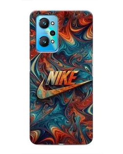 Чехол для Realme GT Neo 2 с картинкой «Nike в абстракции»