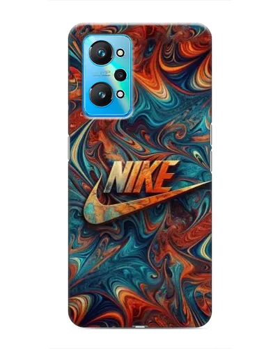 Чехол для Realme GT Neo 2 с картинкой «Nike в абстракции»