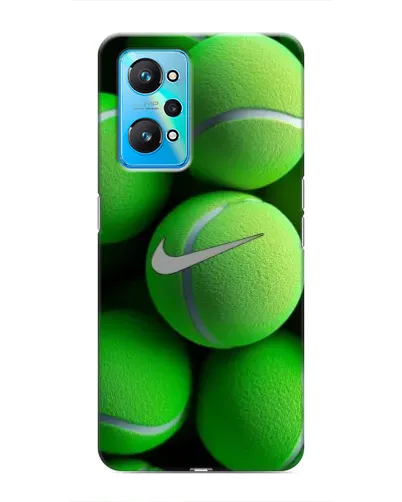 Чехол для Realme GT Neo 2 с картинкой «Теннисные мячи Найк»
