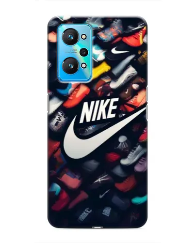 Чехол для Realme GT Neo 2 с картинкой «Коллекция кроссовок Nike»